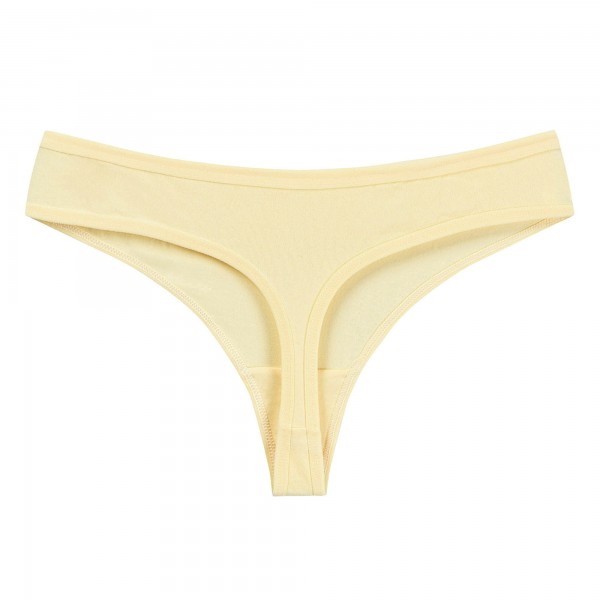 YOYI FASHION Women Cotton Thongs Fashion Intimates Briefs Tangas Ladies Panties Multi Packs