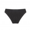 YOYI FASHION Women's Multi Packs Black Cotton Breathable Low-Rise Bikini Panties